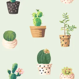 Vintage plant seamless s